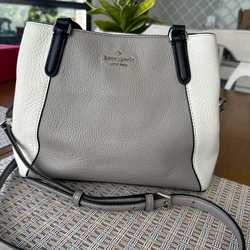 kate spade Black and Cream Satchel